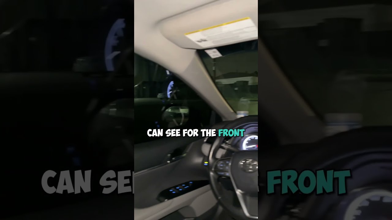 Nighttime Tint Visibility