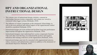 Human Performance Technology and Online Instructional Designs in Corporate Settings