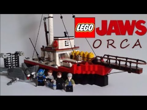 LEGO Jaws Orca Boat MOC - YouTube