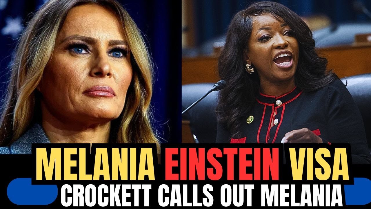 Жасмин Крокетт Мелании: «Как вы получили визу Эйнштейна?