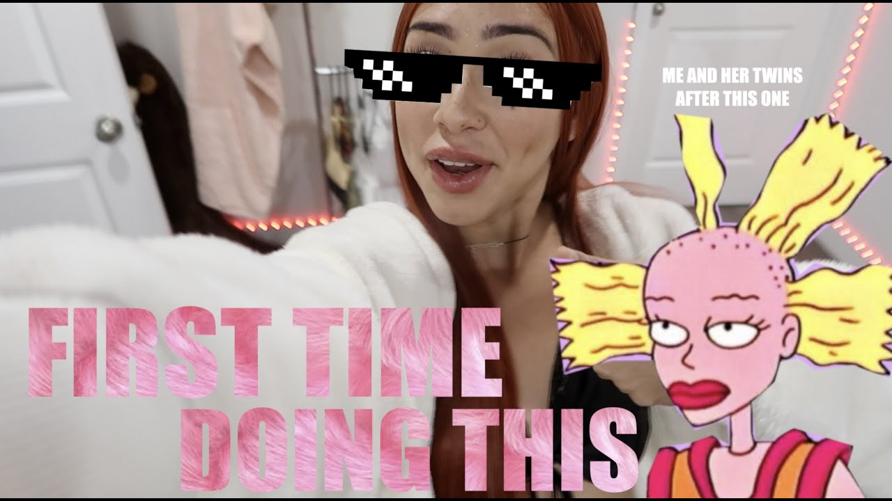 SLAPPING ON A LACE FRONT FOR THE FIRST TIME (IDK WHAT IM DOING) JULIESOFIAA YouTube
