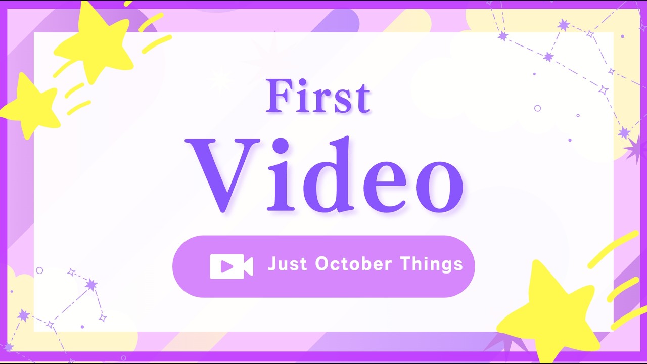 First Video - YouTube