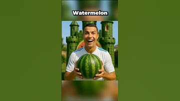 Ronaldo Made A Watermelon Castle 🍉  #shortsfeed, #comedyeffect