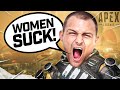 TOXIC SEXIST GAMER RAGE QUITS! (Apex Legends)