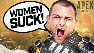 TOXIC SEXIST GAMER RAGE QUITS! (Apex Legends)