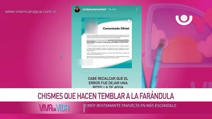Otro escandalo envuelve a Cindy Bustamante