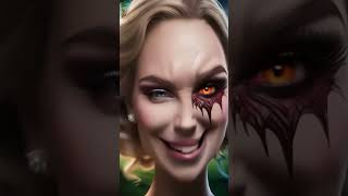 two faces witch girl - Ai Reality Of People  #ai