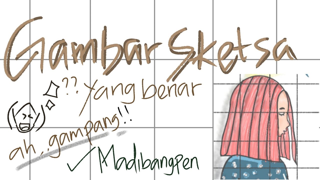 Tutorial sketsa  animasi  kartun mudah  100 berhasil YouTube