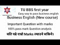 Easy way to pass Business English (New course) BBS 1st year