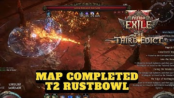 Chronomancer Incinerator Clears the T2 RUSTBOWL Map | Path of Exile 2 Endgame (Steam Deck Gameplay)