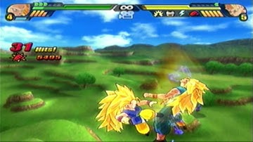 DBZ Budokai Tenkaichi 3 SSJ3 Goku GT vs Red Potara SSJ3 Goku (End) Take 2