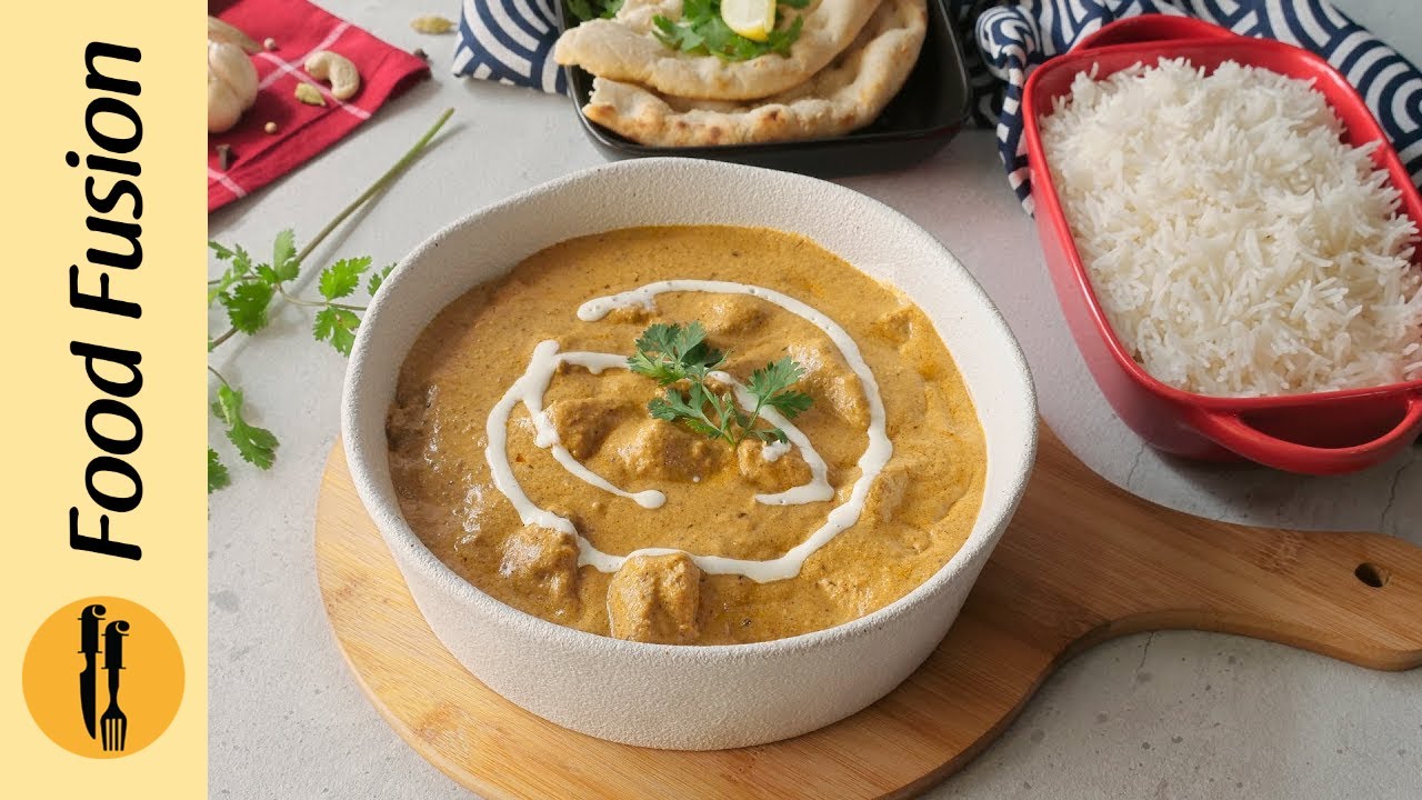 White Butter Chicken Recipe by Food Fusion YouTube