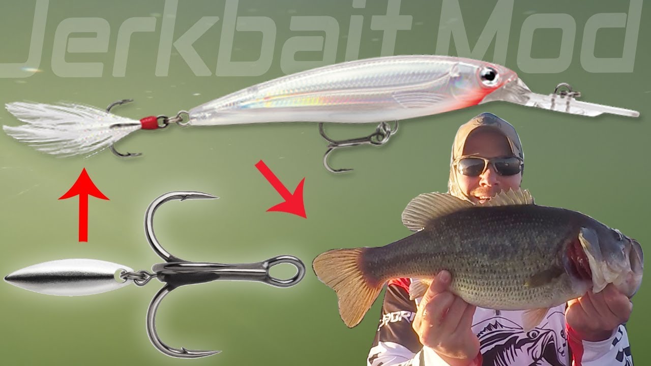 Rapala X-Rap Jerkbait Modification - VMC Bladed Treble Hook 