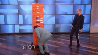 Kevin Hart and Ellen Play Jenga5