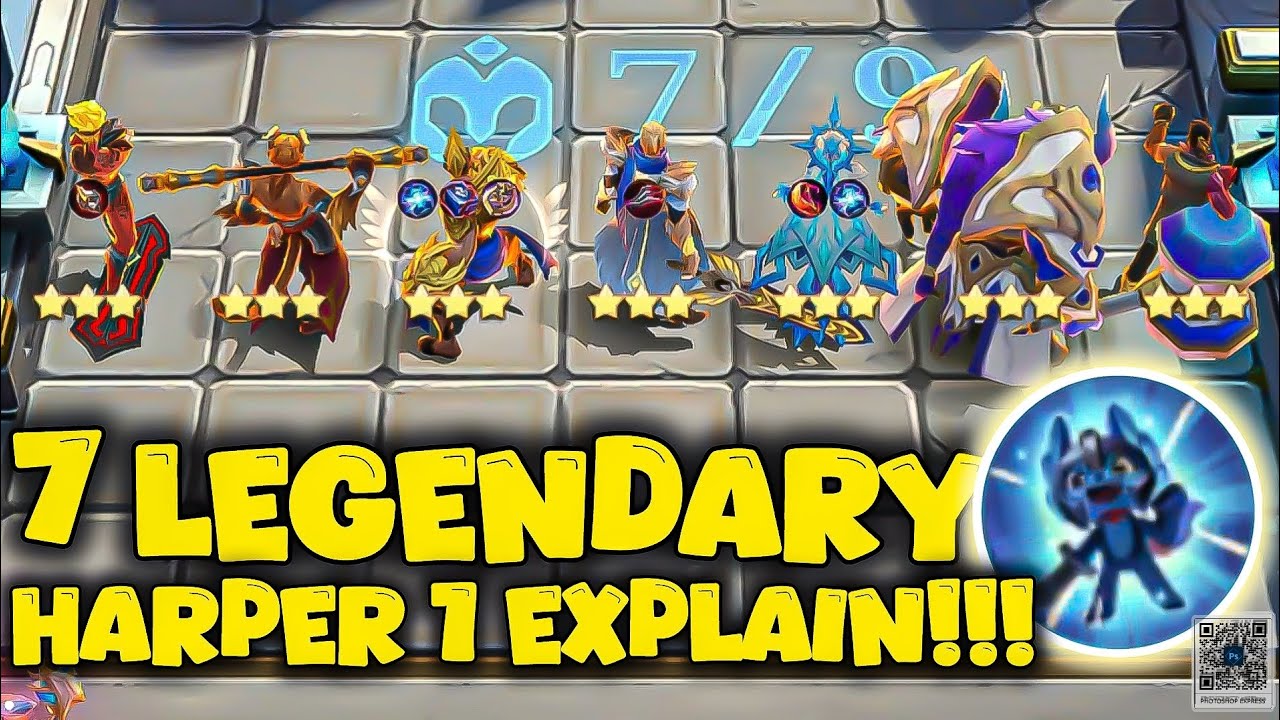 MAGIC CHESS | HARPER 1 TUTORIAL 7 LEGENDARY TRICK | META - YouTube