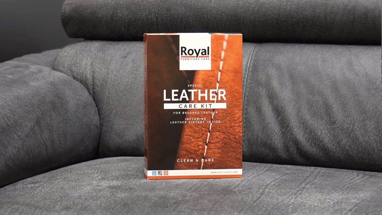 Royal Furniture Care Special Leather Care Kit for Brushed leather