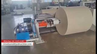 Jumbo Paper Slitter Rewinder Machine Price #paperslittingmachine