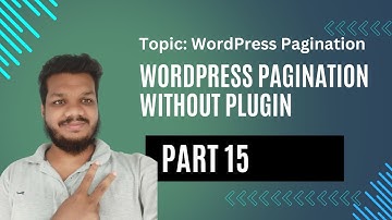 wordpress pagination without plugin | WordPress Theme Development Course