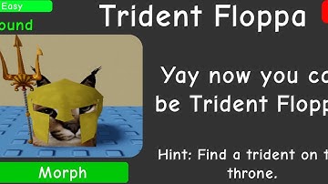 How To Get The “Trident Floppa” | Find The Floppa Morphs #roblox #floppa