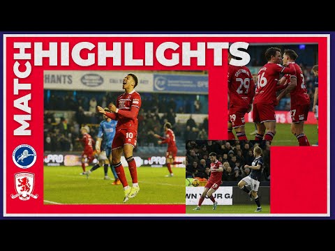 Millwall Middlesbrough Goals And Highlights