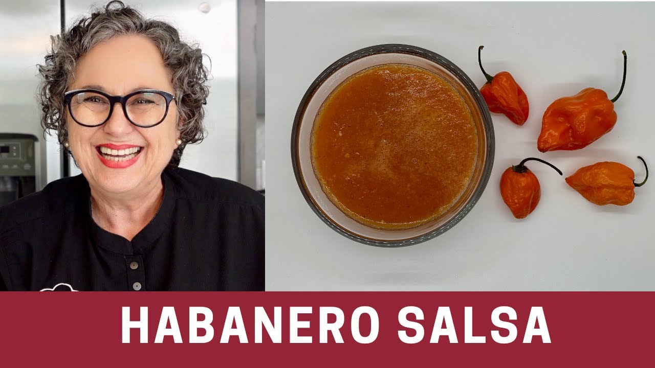 How to Make a Spicy Habanero Salsa (Hot Sauce) The Frugal Chef YouTube