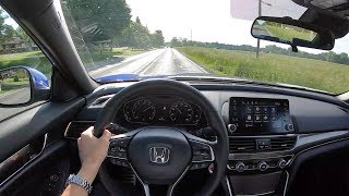 2019 Honda Accord 2.0T Sport 6-Speed Manual - POV Test Drive (Binaural Audio)