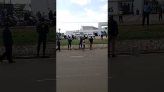 TERRIFIC SPEEDS!!!! of Presidential Motorcade at Uhuru Gardens Nairobi  #paypal #africa #travel #raw