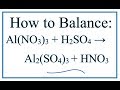 Balancing Chemical Equations with Polyatomic Ions