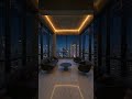 Luxury Penthouse Lounge Transformation | Modern Interior Design Timelapse (Before &amp; After) #shorts