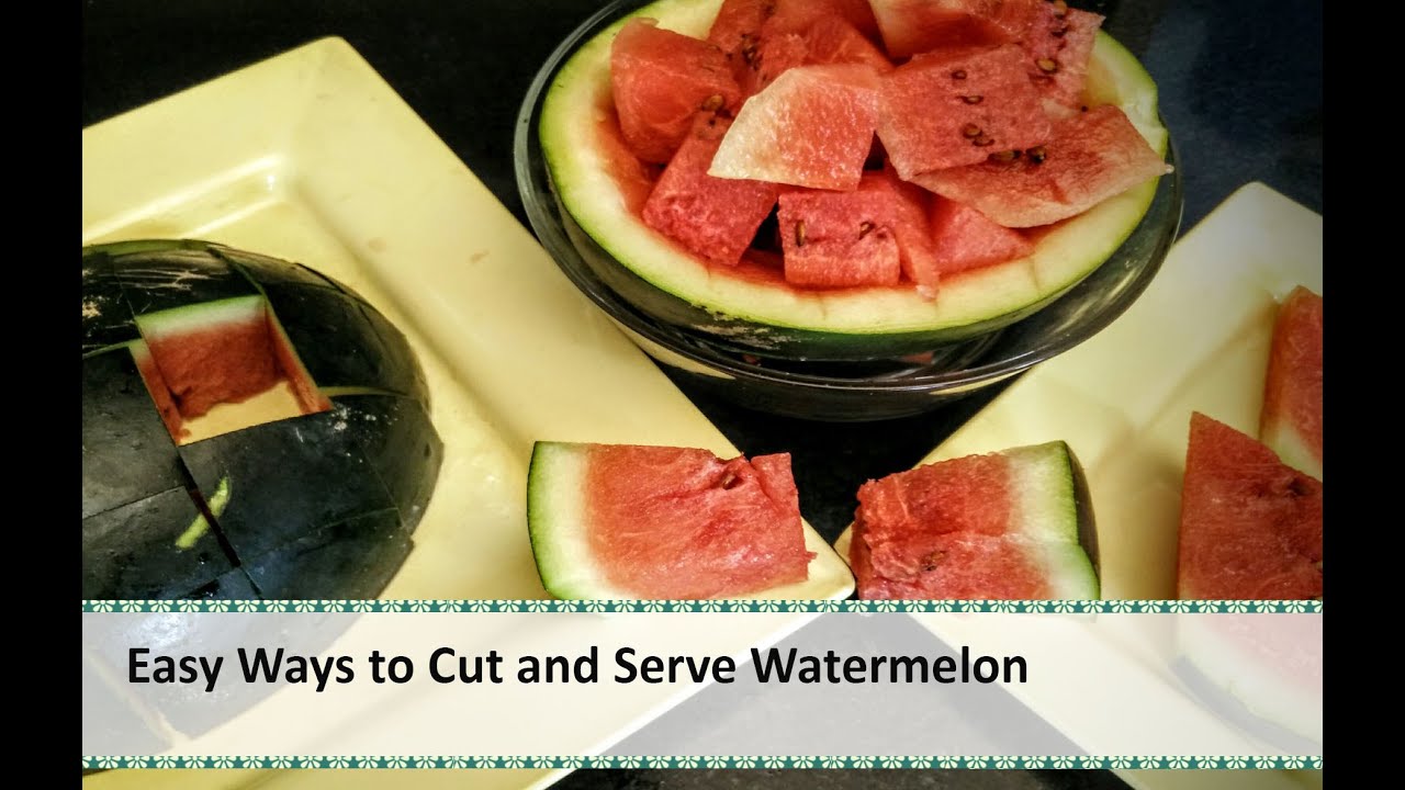 How to Cut Watermelon | Easy Ways to Cut and Serve Watermelon | Tips and Tricks by Healthy Kadai