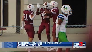 Centenary College Says New Football Program Increasing Enrollment