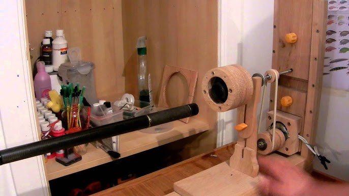 DIY: Make A Free/Inexpensive Fishing Rod Wrapping Jig Out Of A Cardboard Box!!!  