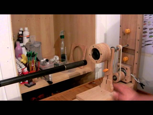 Making a custom fishing rod power wrapper from a cordless  drill_哔哩哔哩_bilibili