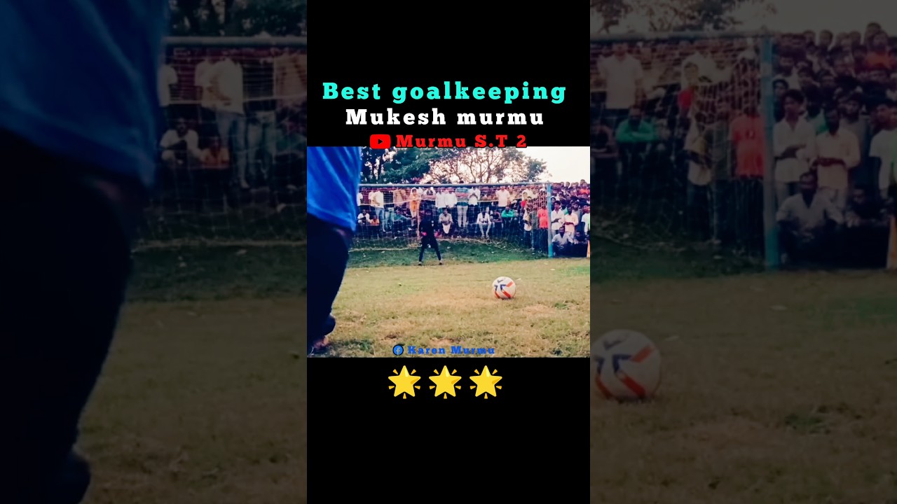 Mukesh Murmu Best Goalkeeper 
