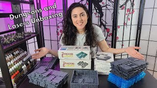 Unboxing Dungeons and Lasers 3rd Edition Kickstarter!