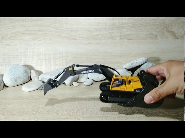 siku:1/50 scale volvo EC290C bagger/excavator - YouTube