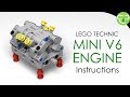 Mini Lego Technic V6 Engine - Instructions