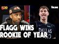 Jeff Teague REACTS to Cooper Flagg WINNING NBA Rookie of the Year over Kon Knueppel | Mavs x Hornets