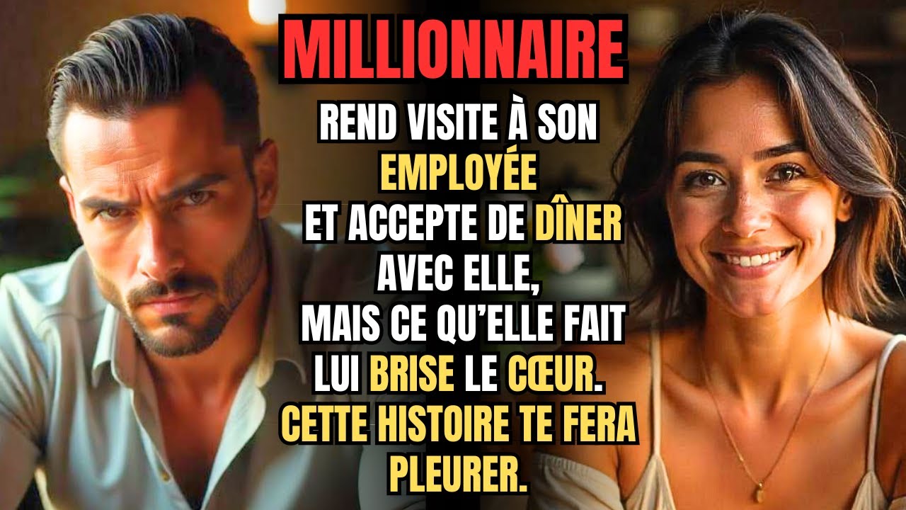 MILLIONNAIRE accepte le DÎNER… mais ce que son EMPLOYÉE fait lui BRISE le CŒUR.