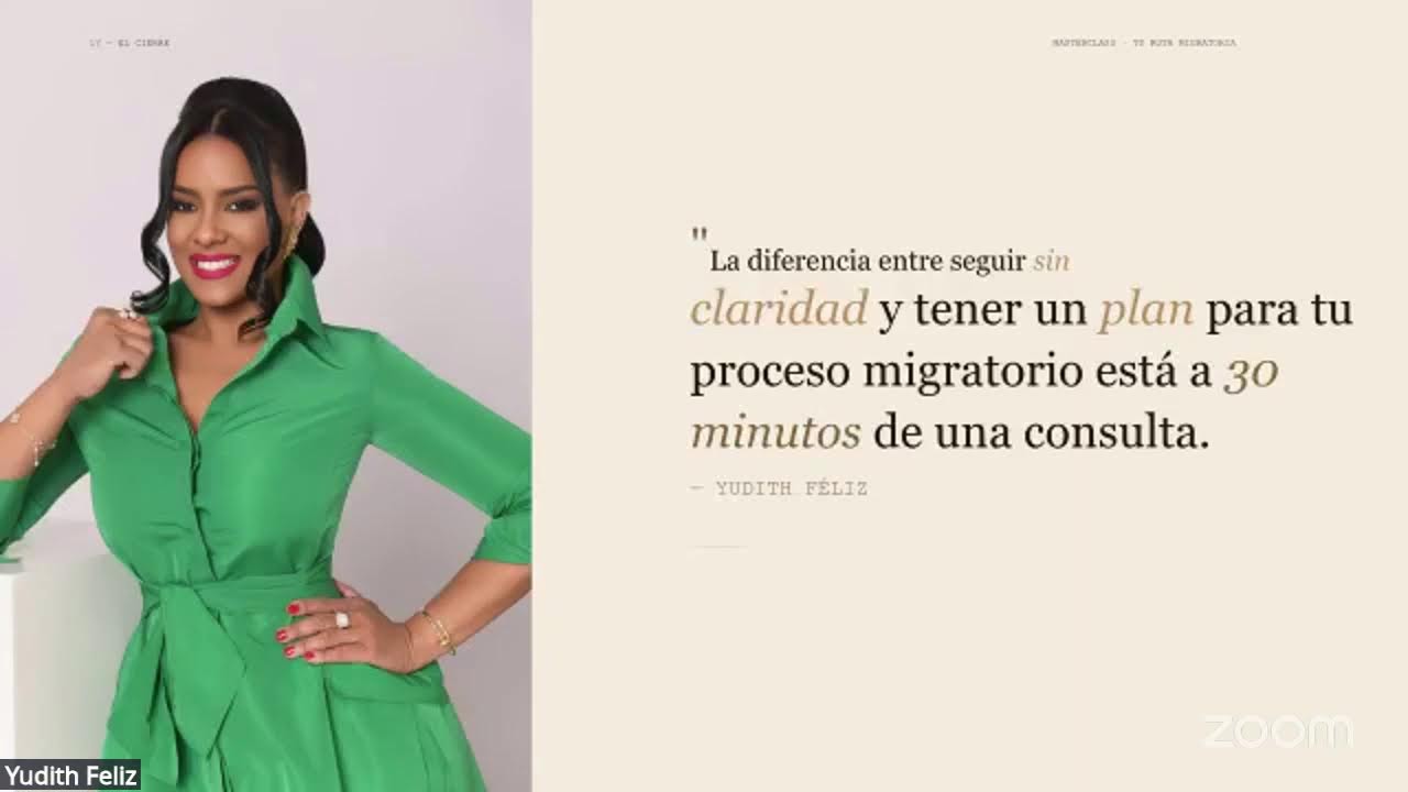 Tu Ruta Migratoria con Proposito - Yudith Féliz