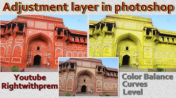 How to use-Adjustment Layers in Adobe Photoshop tutorial [ Hindi/Urdu ]