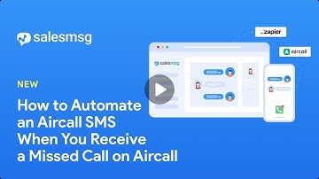 How to Send an SMS When You Get a Missed Call on Aircall