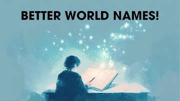 Worldbuilding: How to Make Names That Don
