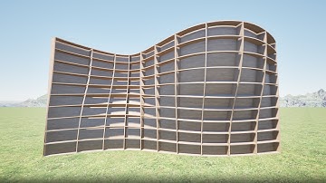 [Grasshopper]曲面に本棚を作成する方法を解説[データダウンロード・各コンポーネントの解説は概要欄のウェブサイトから]