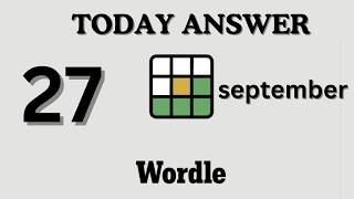 Information Today's Wordle Answer Sep 27 #1926   NYT Wordle Hints & Updates Guide