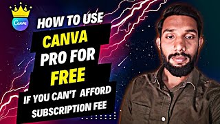 I'm doing this to get Canva Pro for free lifetime in 2024