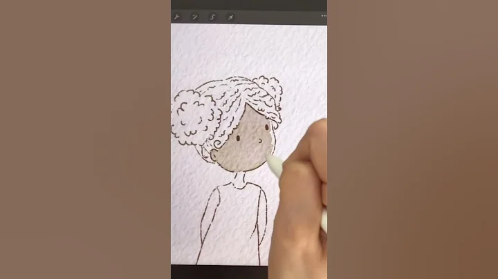 Drawing Children’s Book Illustration Characters in Procreate #shorts - DayDayNews