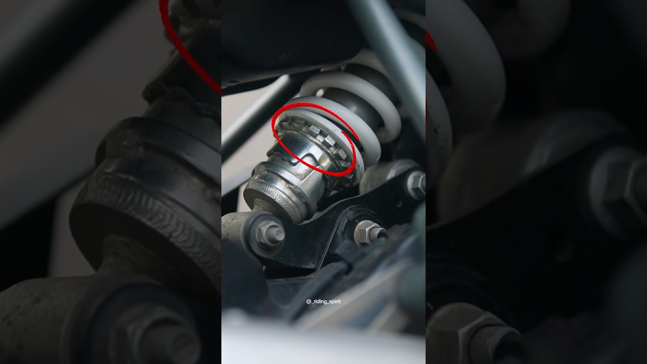 This is suspension preload setting🙌 | 