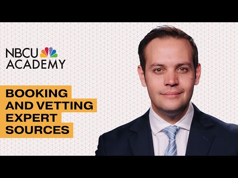 Booking and vetting expert sources – NBCU Academy 101 | สรุปเนื้อหาbooking expertล่าสุด