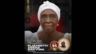 ONE WEEK OBSERVATION OF THE LATE OBP ELIZABETH ABENA SEKYIWA